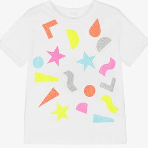 NWT Stella McCartney Kids Glitter Geometric Print T-Shirt